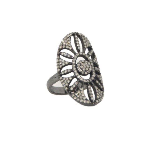 Pave Diamond Ring