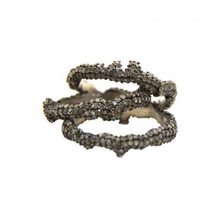 Pave Diamond Stack Ring